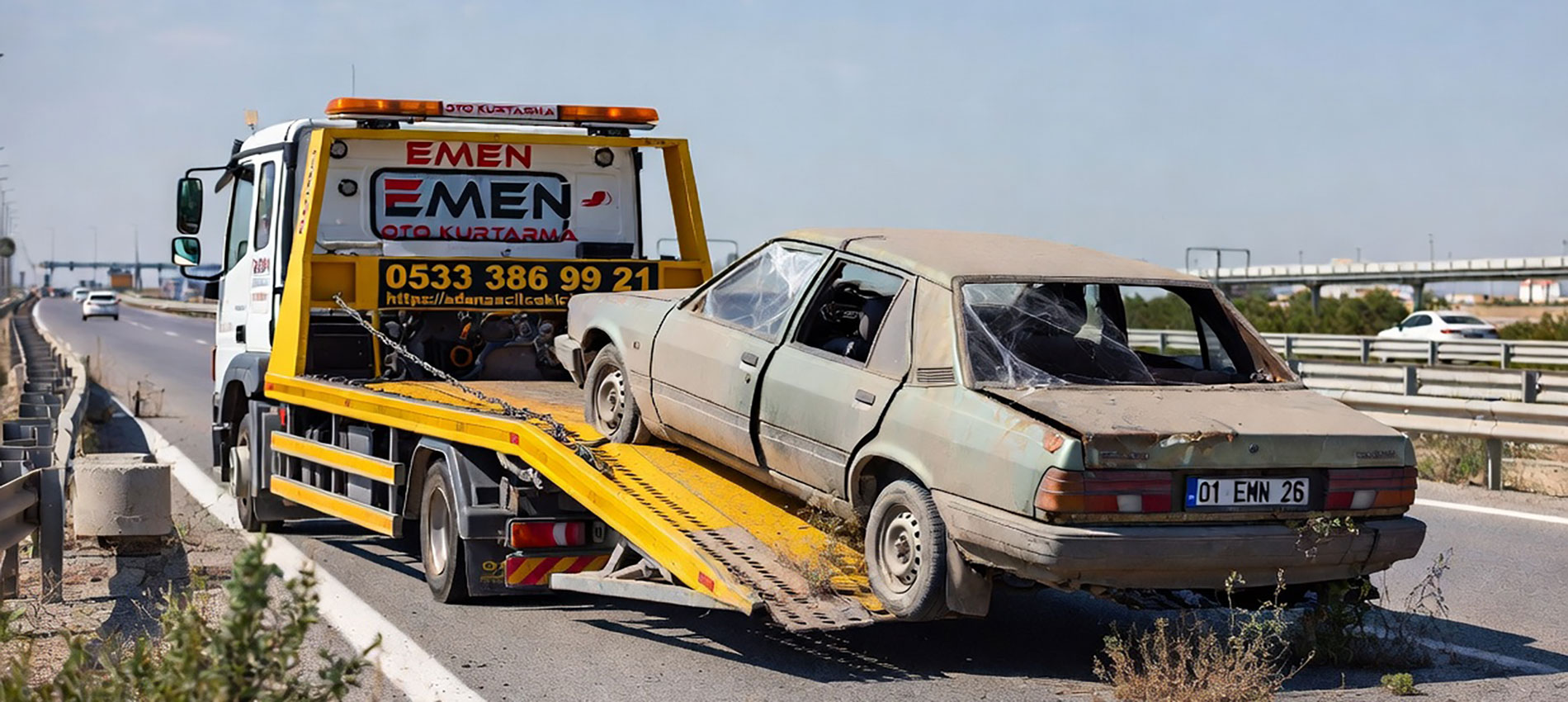 Adana oto kurtarma kaza sonrası araç taşıma hizmeti